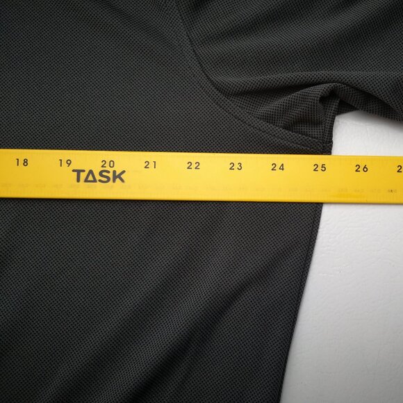 Bolle Men's Size XXL Charcoal & Black Short Sleeve 3 Button Closure Polo Shirt - Picture 7 of 9